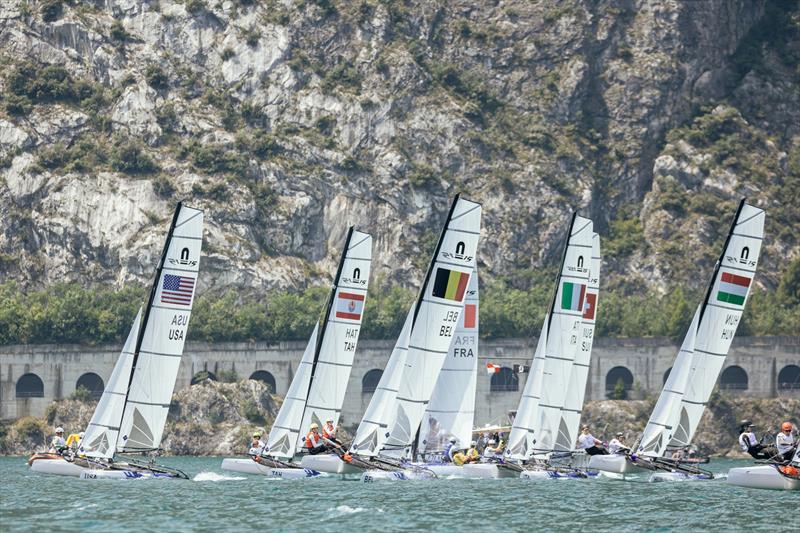 2024 Youth Sailing World Championships Day 4 photo copyright World Sailing taken at  and featuring the Nacra 15 class