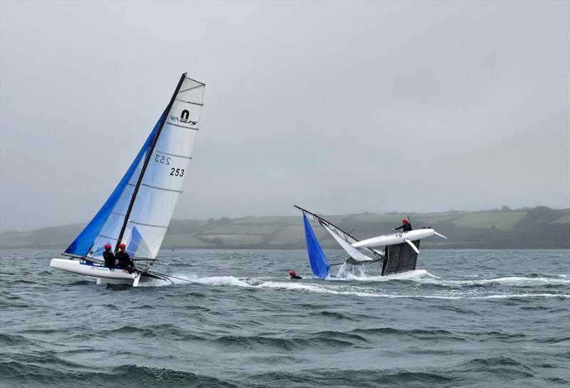 Nacra 15 Summer Training Camp at Windsport photo copyright Vicky Jinks  taken at  and featuring the Nacra 15 class