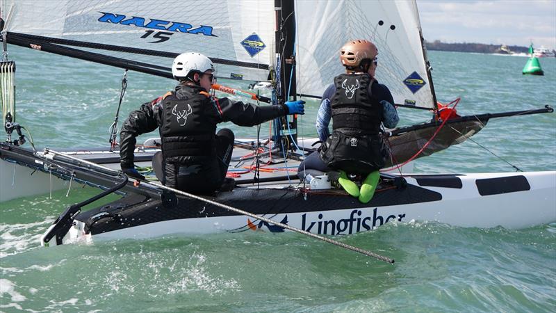 Nacra 15 Spring Points 2 at Weston - photo © Finn Allen