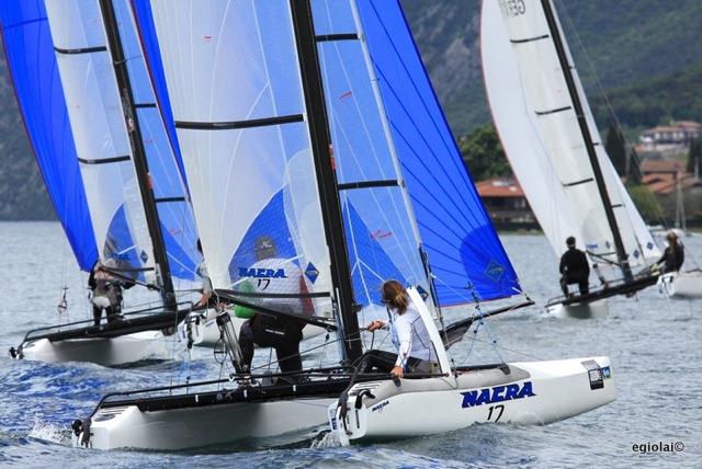 Garda Trentino Olympic Week day 4 photo copyright Elena Giolai taken at Vela Garda Trentino and featuring the Nacra 17 class