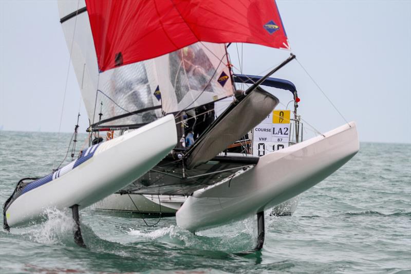 Nacra 17 - Hyundai World Championships, Oceania Championship, Day 3, November 27, 2019, Royal Akarana Yacht Club. - photo © Richard Gladwell / Sail-World.com