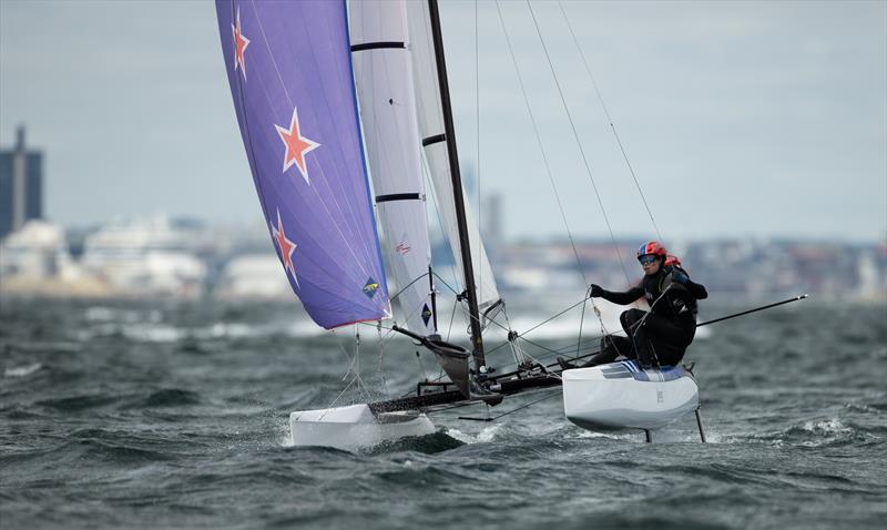 Nacra 17 - Day 4 - European Championships - Aarhus, Denmark - July 2022 - photo © Peter Brogger