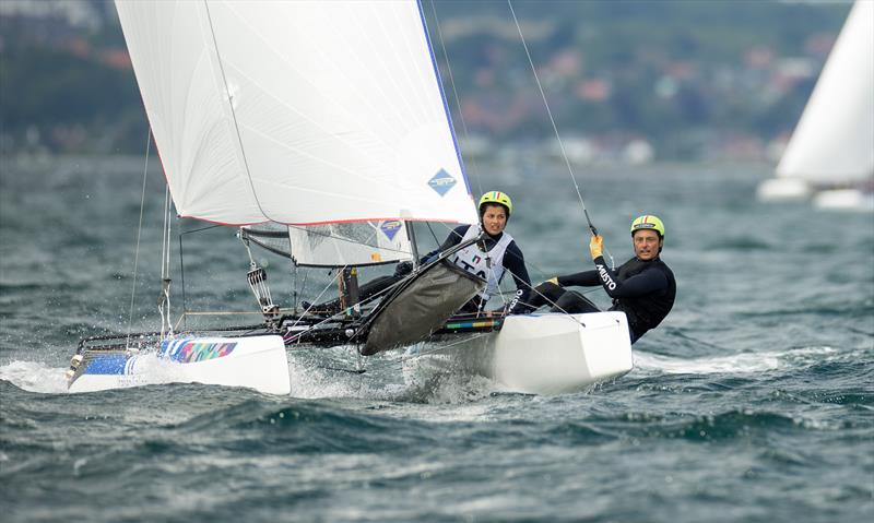 Nacra 17 - Day 4 - European Championships - Aarhus, Denmark - July 2022 - photo © Peter Brogger