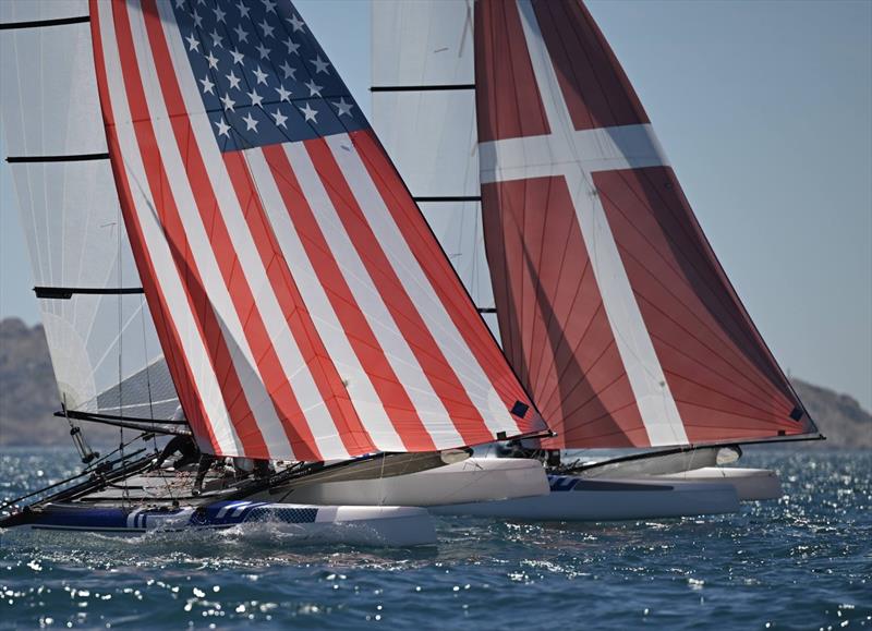 Nacra 17 European Championships photo copyright chris13@photography – Christian Souchet taken at Circolo Velico Sferracavallo and featuring the Nacra 17 class