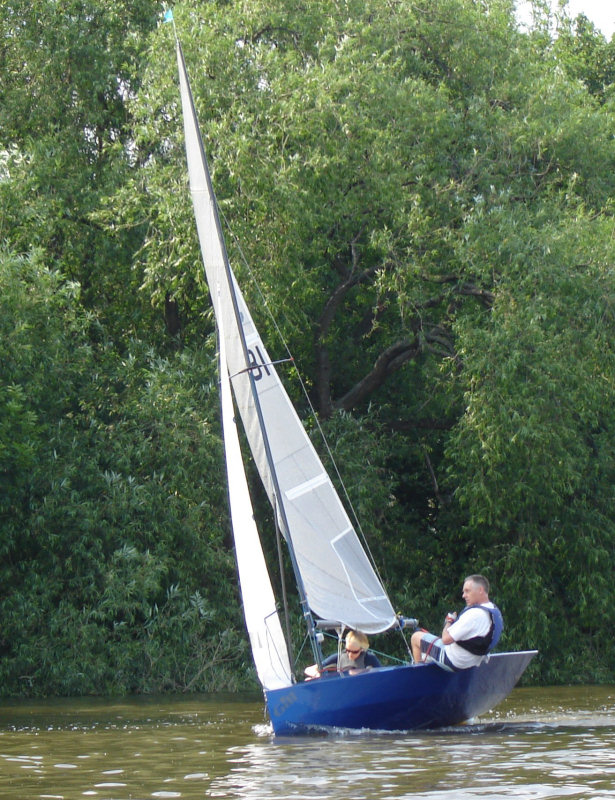 8 National 12s for the Ranelagh open photo copyright Nick Price taken at Ranelagh Sailing Club and featuring the National 12 class