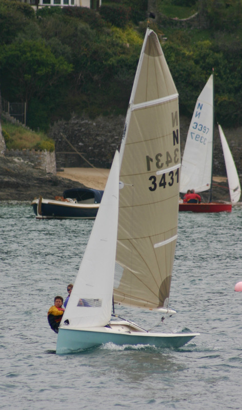 Almost summer like conditions for the Solo and National 12 open at Salcombe photo copyright John Murrell taken at Salcombe Yacht Club and featuring the National 12 class