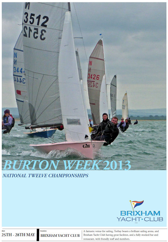 Entries now open for National 12 Burton Week 2013 at Brixham Yacht Club