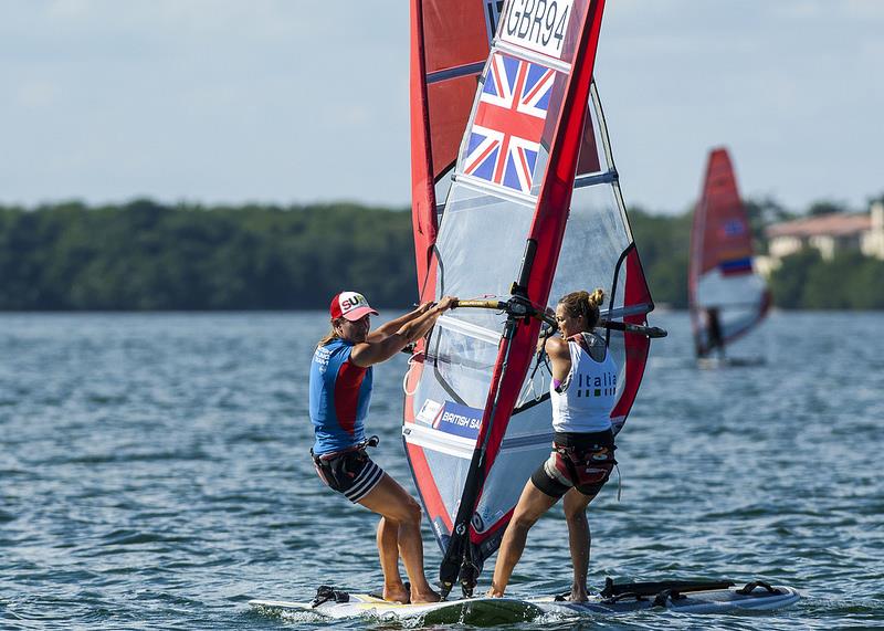 ISAF Sailing World Cup Miami day 1 photo copyright US Sailing taken at Coconut Grove Sailing Club and featuring the RS:X class