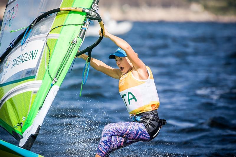 Flavia Tartaglini (ITA) on day 4 of the Rio 2016 Olympic Sailing Competition - photo © Sailing Energy / World Sailing