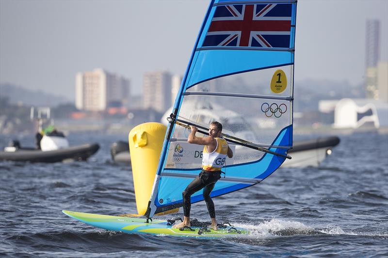 Nick Dempsey during the Rio 2016 Olympic Sailing Competition - photo © Richard Langdon / British Sailing Team