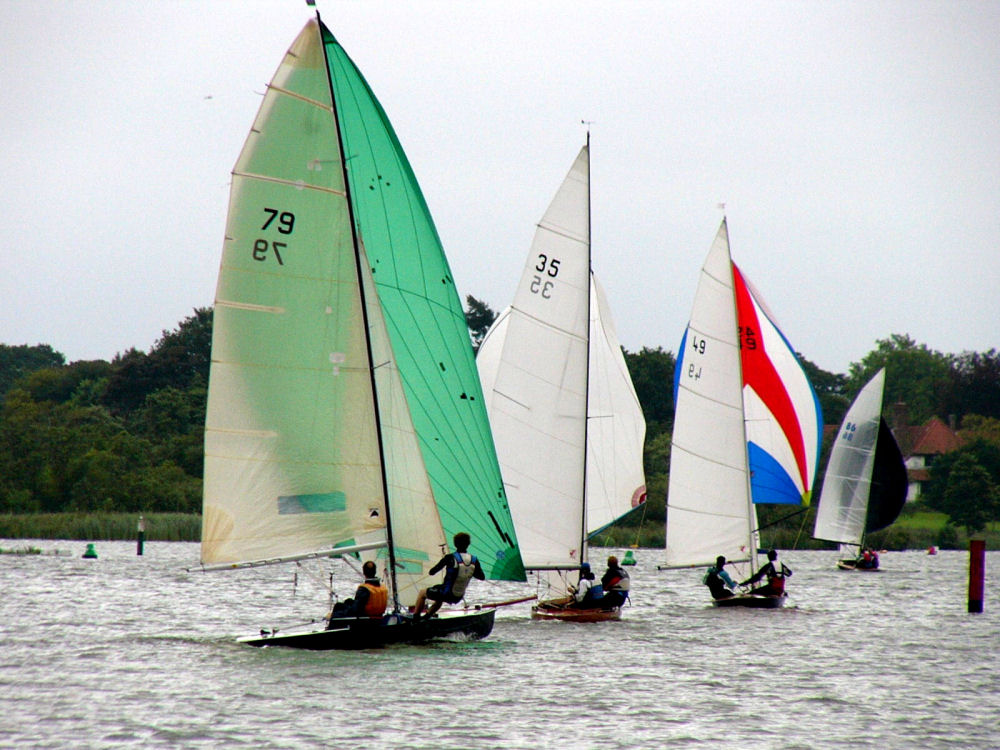 Action from the Norfolk Punt Championships photo copyright Mary Moore taken at Norfolk Punt Club and featuring the Norfolk Punt class