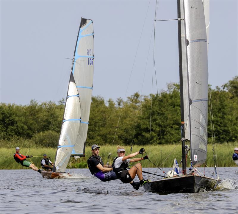 Norfolk Punt Championships 2024 at Barton Broad photo copyright Robin Myerscough taken at Norfolk Punt Club and featuring the Norfolk Punt class