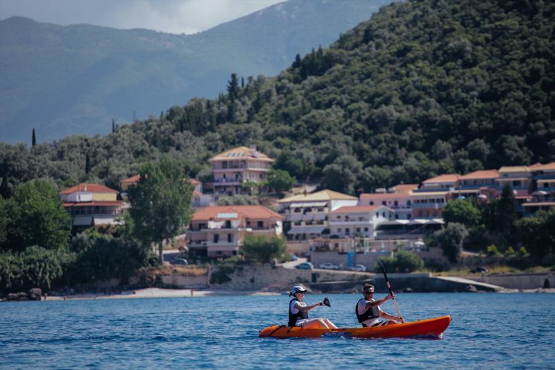 Kayaking around the bay at Ocean Elements Vassiliki - photo © Ocean Elements