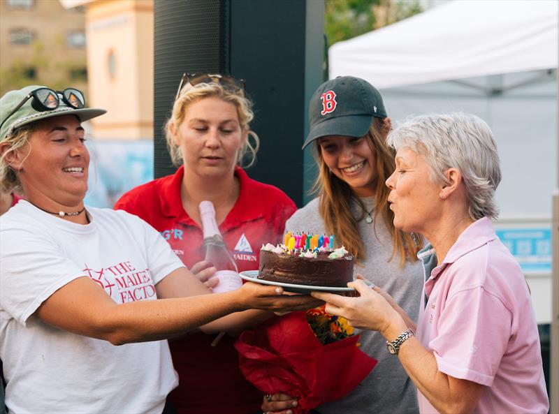 A veteran reunion and a birthday celebration on the same day. Lucky Tracy - photo © Cameron Schmidt / OGR2023