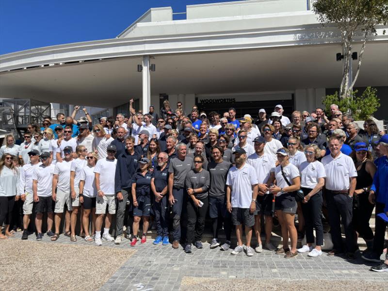 The OGR crew's final farewell on the V&A Waterfront before setting sail for Auckland - 2023 Ocean Globe Race Leg 2 - photo © OGR2023 / Jacqueline Kavanagh