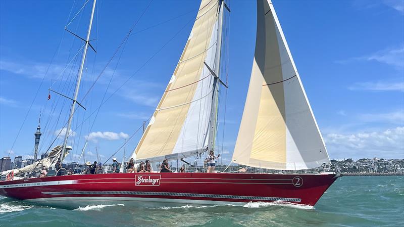 Steinlager 2 looking at home next to seven former Whitbread boats in the OGR fleet - photo © OGR2023 / Terry Kavanagh