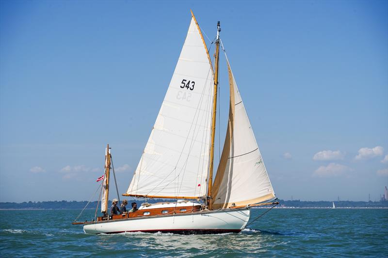 British Classic Week day 5 photo copyright Chris Brown taken at British Classic Yacht Club and featuring the Gaffers class