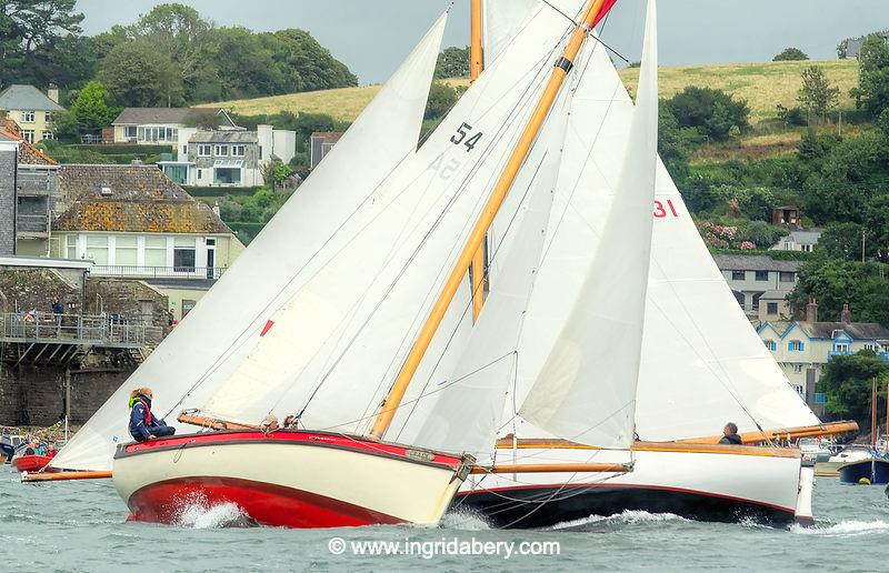 Fowey Royal Regatta 2024 photo copyright Ingrid Abery / www.ingridabery.com taken at Royal Fowey Yacht Club and featuring the Gaffers class