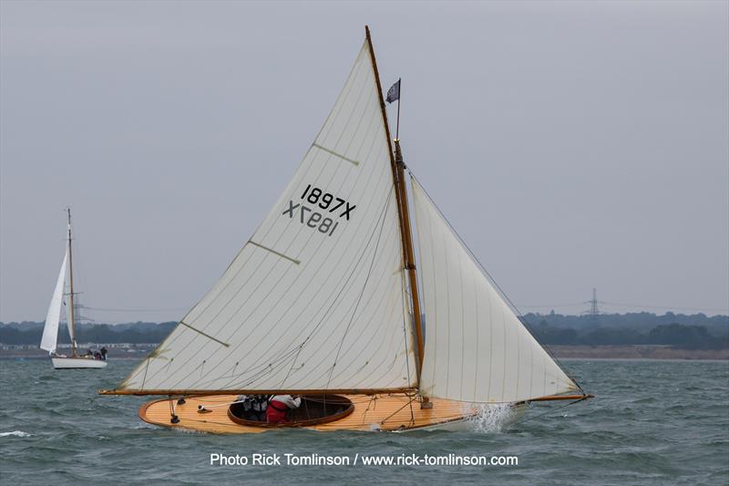 Hamble Classics - Uandi photo copyright Rick Tomlinson / www.rick-tomlinson.com taken at Hamble River Sailing Club and featuring the Gaffers class