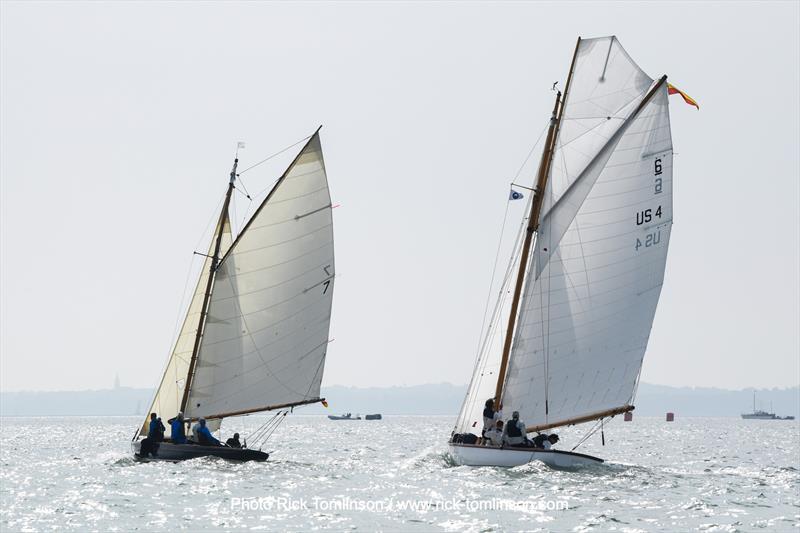 Hamble Classics - Dorothy, Sheila photo copyright Rick Tomlinson / www.rick-tomlinson.com taken at Hamble River Sailing Club and featuring the Gaffers class