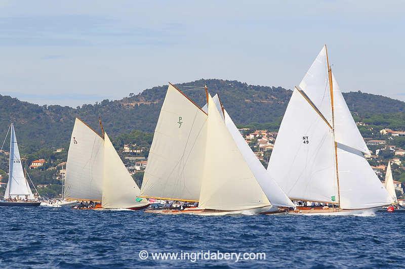 Les Voiles de Saint-Tropez day 3 photo copyright Ingrid Abery / www.ingridabery.com taken at Société Nautique de Saint-Tropez and featuring the Gaffers class