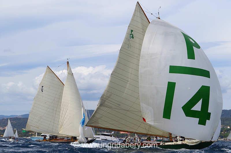 Les Voiles de Saint-Tropez day 4 photo copyright Ingrid Abery / www.ingridabery.com taken at Société Nautique de Saint-Tropez and featuring the Gaffers class