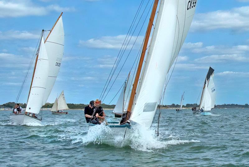 Mersea Fisherman's Open Boats enjoying the conditions - Mersea Week 2024 - photo © Chrissie Westgate