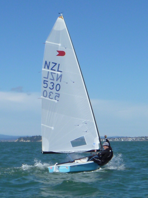 Ben Morrison during the International OK New Zealand National Championships photo copyright Miranda Powrie taken at  and featuring the OK class