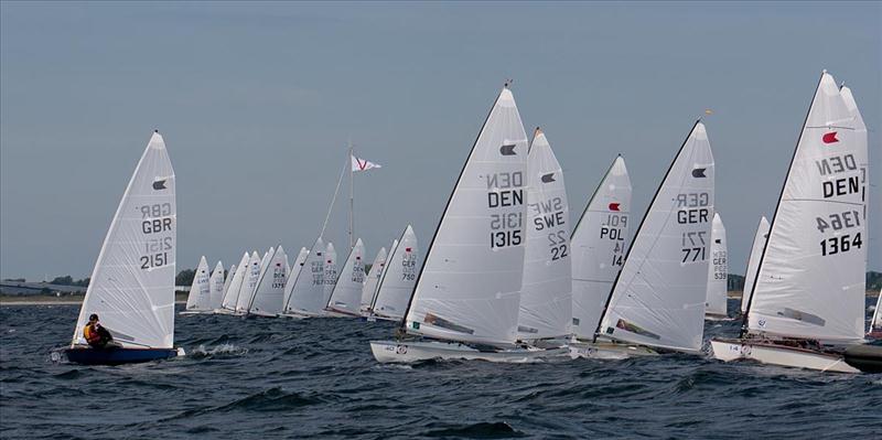 OK worlds in Vallensbaek practice race photo copyright Bo Svensmark taken at  and featuring the OK class