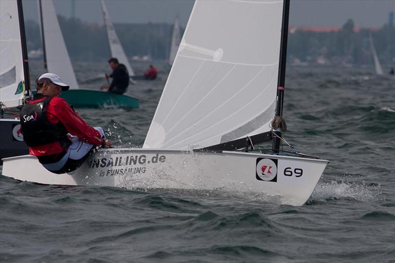 André Budzien wins the 2012 OK worlds in Vallensbaek photo copyright Bo Svensmark taken at  and featuring the OK class