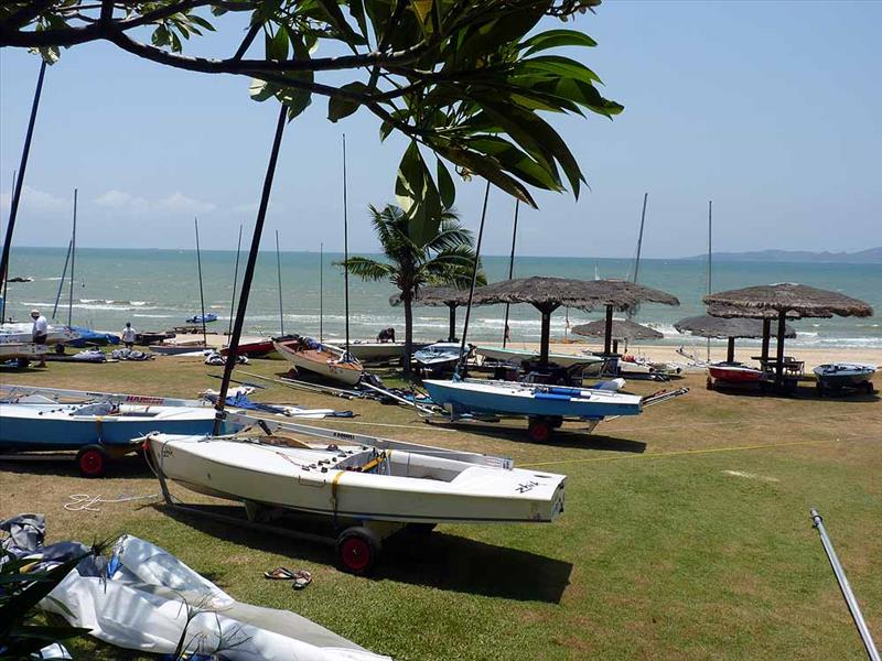 A fantastic event beckons at the Singa OK Dinghy Worlds in Pattaya, Thailand photo copyright Robert Deaves taken at Royal Varuna Yacht Club and featuring the OK class