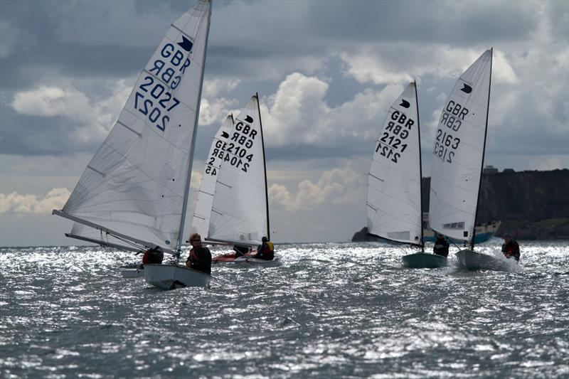 Racing on the final day of the OK Dinghy National Championships at Brixham photo copyright Gareth Fudge / www.boatographic.co.uk taken at Brixham Yacht Club and featuring the OK class