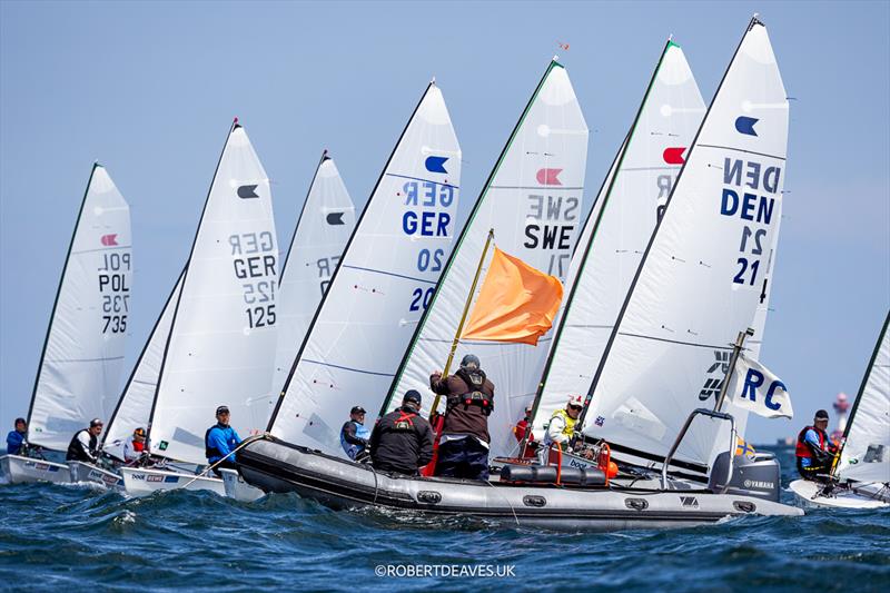 Start Race 4 - 2024 Kieler Woche - photo © Robert Deaves