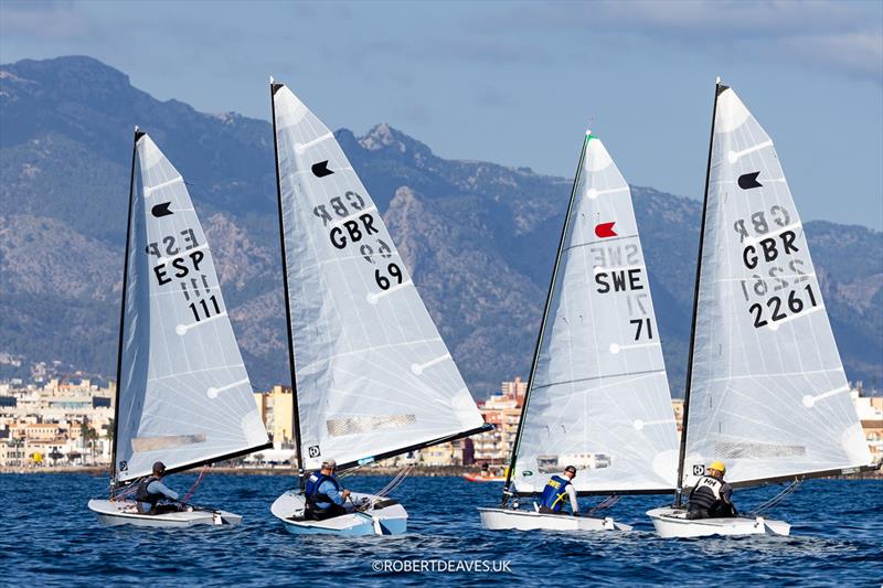 Luke Deegan leads - OK Dinghy European Championship 2024, day 4 - photo © Robert Deaves / www.robertdeaves.uk