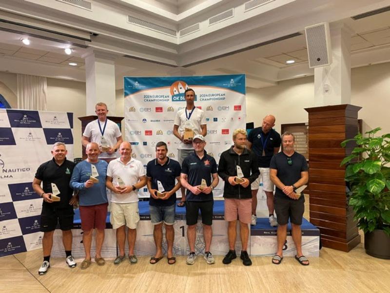 Top 10 - 2024 OK Dinghy European Championship photo copyright Robert Deaves taken at Real Club Náutico de Palma and featuring the OK class