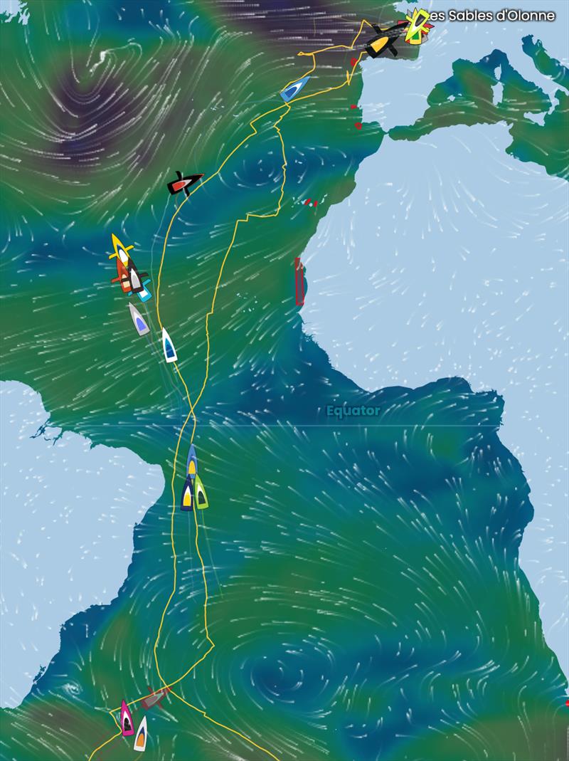 Vendée Globe Position Report 15H00 UTC 31/01/2021 photo copyright Vendée Globe taken at  and featuring the IMOCA class