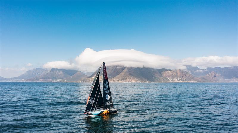 Malizia - Seaexplorer as she was approaching Cape Town at the end of Leg 2 of The Ocean Race - photo © Antoine Auriol / Team Malizia