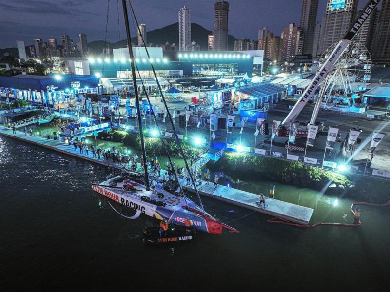 11th Hour Racing Team takes third place on leg 3 of the The Ocean Race 2022-23 photo copyright Sailing Energy / The Ocean Race taken at  and featuring the IMOCA class