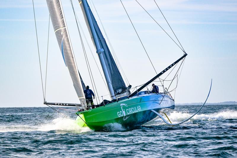 The Ocean Race 2022-23 - 29 May. Arrivals Leg 5 in Aarhus, Denmark. Team Holcim - PRB and Team Malizia arriving to Aarhus - photo © Sailing Energy / The Ocean Race