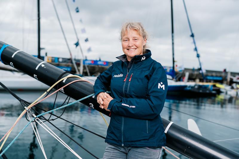 Pip Hare - photo © Jean-Louis Carli / IMOCA