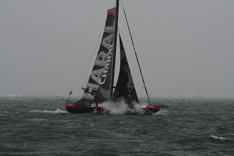 50th Rolex Fastnet Race start photo copyright Trevor Pountain taken at Royal Ocean Racing Club and featuring the IMOCA class