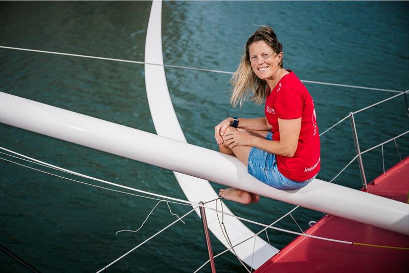 Sam Davies - photo © Jean-Louis Carli / IMOCA