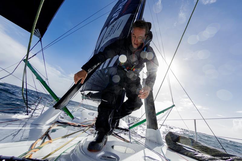 Conrad Colman - 2024 New York Vendée-Les Sables d'Olonne day 3 photo copyright Josselin Didou / Qaptur / NYV2024 taken at  and featuring the IMOCA class