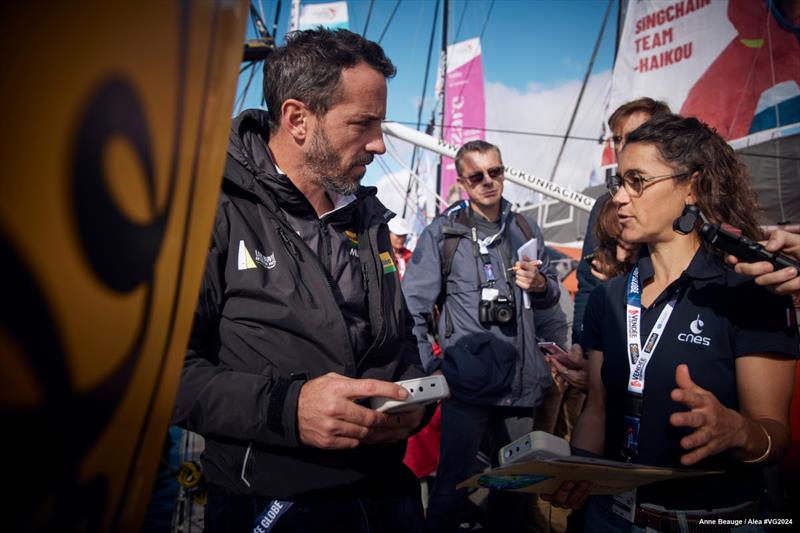 IMOCA sailors contributing to global oceanographic science - photo © Alea / #VG2024