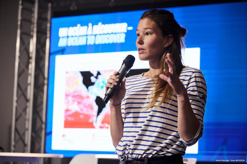 Claire Vayer, co-Head of Sustainability for the IMOCA Class - photo © Alea / #VG2024