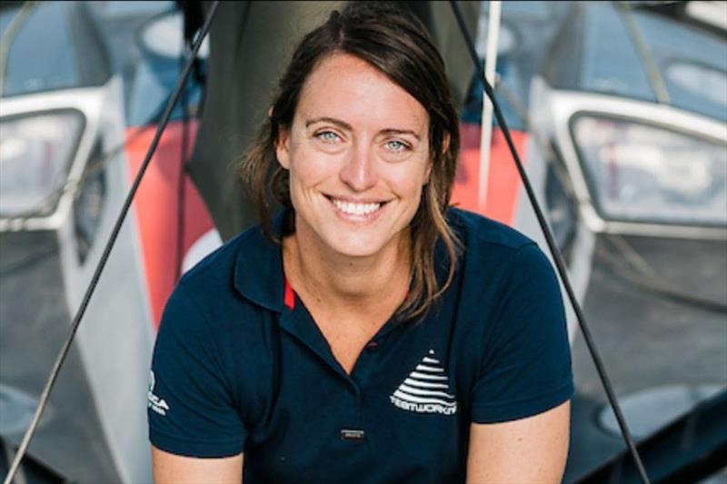 Justine Mettraux - photo © Jean-Louis Carli / IMOCA