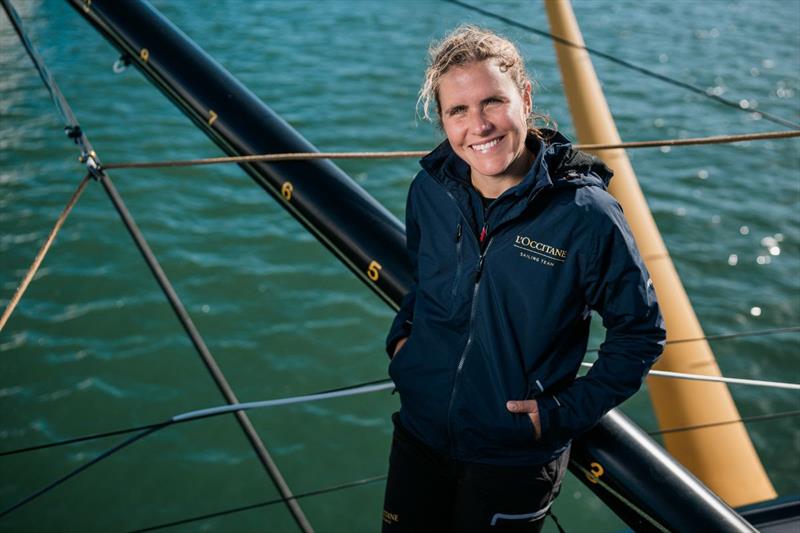 Clarisse Crémer (L'Occitane en Provence), French Sailor - photo © Jean-Louis Carli / IMOCA