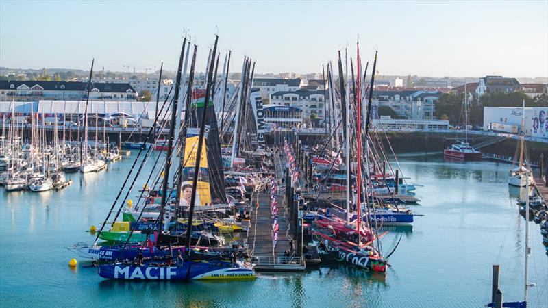 Dock at Lorient - 2024-25 Vendee Globe - October 2024 - Lorient - photo © Fred Olivier/Netsea