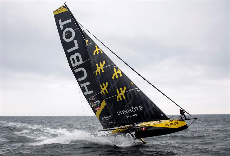 Alan Roura on the IMOCA Hublot is set for the Vendée Globe - photo © Jean-Guy Python