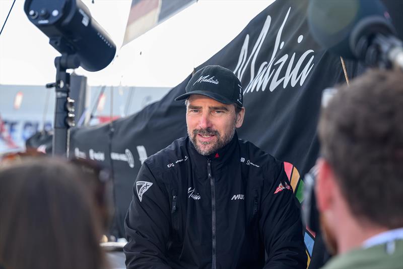 Boris Herrmann in Les Sables d'Olonne - photo © Ricardo Pinto / Team Malizia